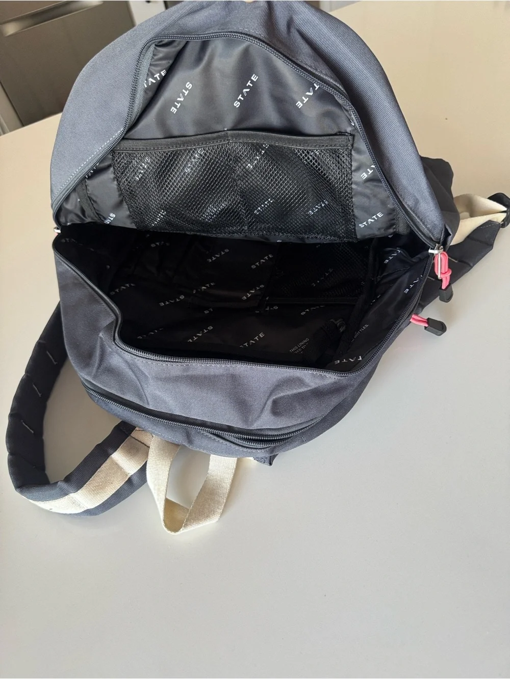 STATE Double Pocket Slate Backpack